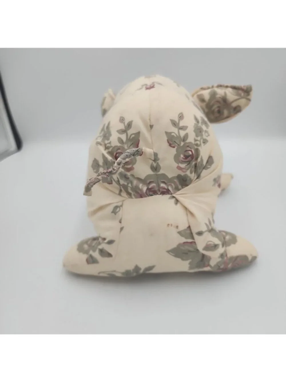 French Shabby Chic Pig Shape Floral Pillow 11